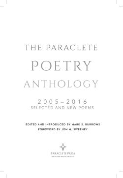 Poetry - Paraclete Press
