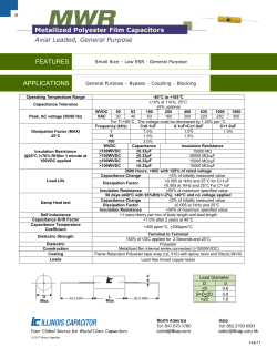 MWR Catalog - Illinois Capacitor