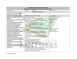 Spanish I - Cumberland County School District