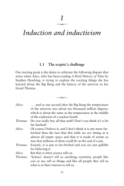 Induction and Inductivism