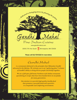 Here - Gandhi Mahal Restaurant