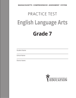 Paper-Based Practice Test