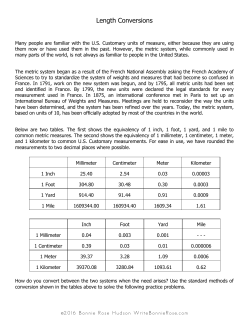 Length Conversions - Homeschool Giveaways