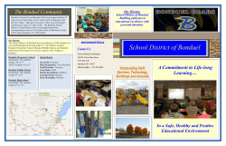 School District of Bonduel Brochure