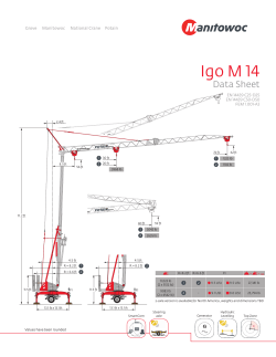 Igo M 14 - Manitowoc Cranes