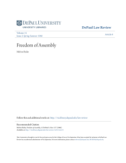 Freedom of Assembly