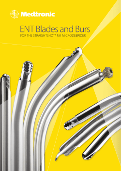 ENT Blades and Burs