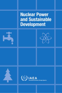 Nuclear power and sustainable development