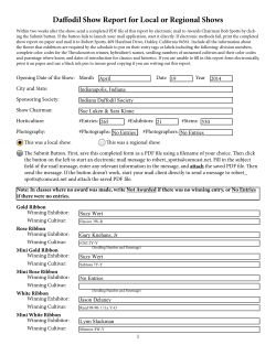 Show summary of the 2014 Indianapolis Show