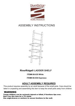 ASSEMBLY INSTRUCTIONS