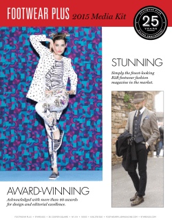 award-winning stunning - Footwear Plus Magazine