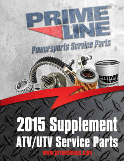 POLARIS (Cont .) - Prime&reg;Line Power Equipment