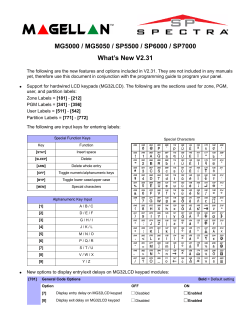 MGSP : What`s New - Paradox