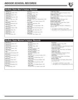 Record Book  - Buffalo State Athletics