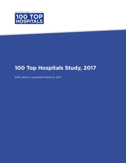 100 Top Hospitals Study, 2017