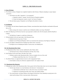 topic 3.2--the puritans