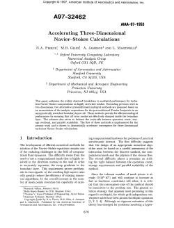 Accelerating three-dimensional Navier