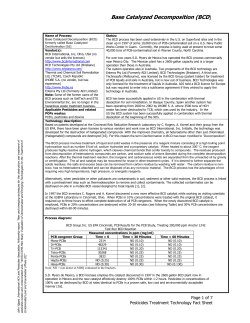 Base Catalyzed Decomposition (BCD) - CLU-IN