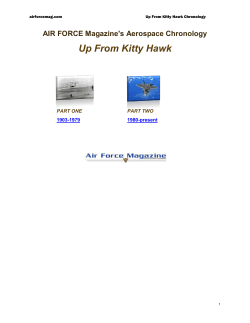 Up From Kitty Hawk - Air Force Magazine