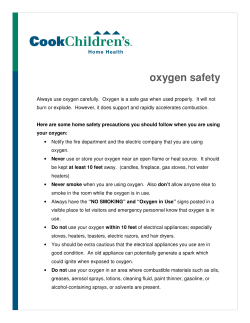 oxygen safety