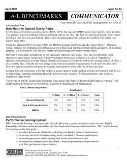 Interest Rate Risk...Non-Maturity Deposit Decay Rates