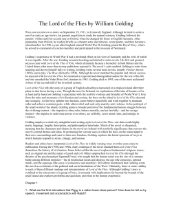 The Lord of the Flies by William Golding 2