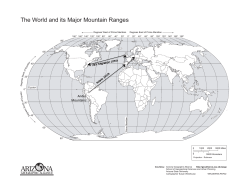 The World and its Major Mountain Ranges