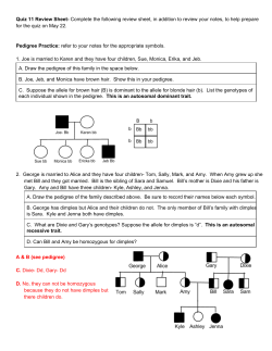 Quiz 11 Review Sheet Complete the following review sheet, in