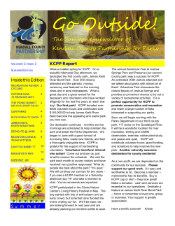 Summer - Kendall County Partnership for Parks