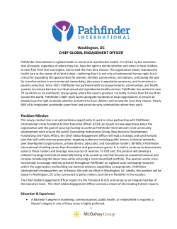 Chief Global Engagement Officer