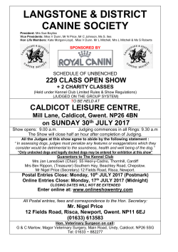 2 - Online Show Entry