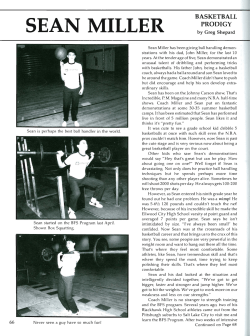 sean miller - Bigger Faster Stronger