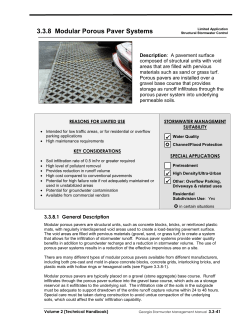 Georgia Stormwater Management Manual - Uni