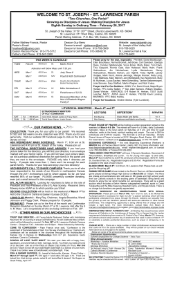 Bulletin 2-26-17 final - St Joseph