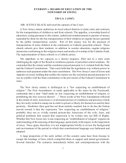 Everson v. Board of Education