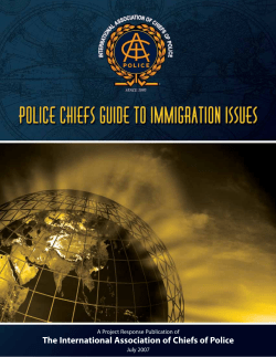 Police Chiefs Guide to Immigration