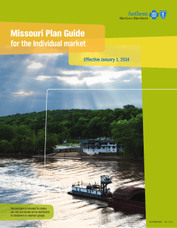 Missouri Plan Guide