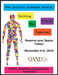 The Chronic Disease Puzzle: Putting The Pieces Together