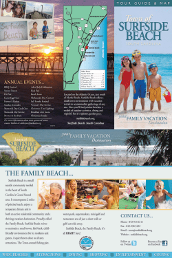 Brochure PDF - Visit Surfside Beach SC Official CVB Website