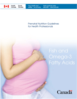 Fish and Omega-3 fatty acids