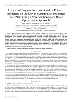 Analysis of Oxygen Enrichment and its Potential Influences on the