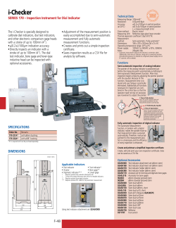 Dial Indicator Applications