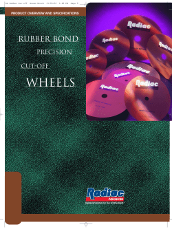 RA Rubber Cut-off Green Broch