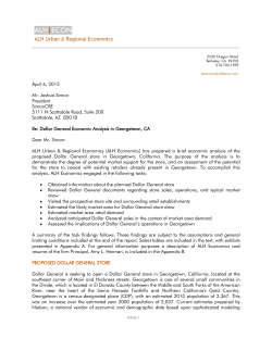 Economic Analysis - El Dorado County