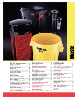 BRUTE® containers
