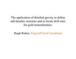 The application of detailed gravity to define sub