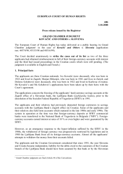 EUROPEAN COURT OF HUMAN RIGHTS 686 3.10.2008