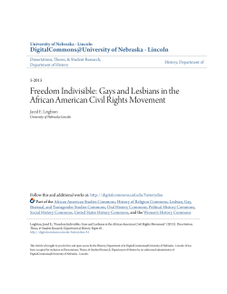 Freedom Indivisible - DigitalCommons@University of Nebraska