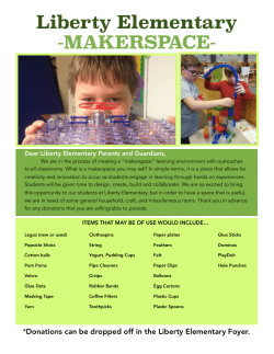Makerspace donations needed! - Harrisburg Liberty Elementary