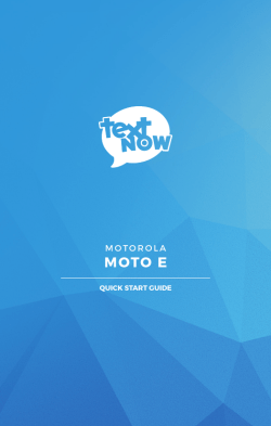 MOTO E - TextNow